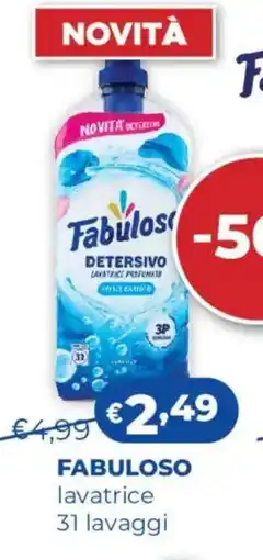 Acqua & Sapone FABULOSO lavatrice offerta