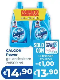 Acqua & Sapone CALGON Power gel anticalcare offerta