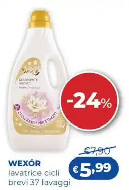 Acqua & Sapone WEXÓR lavatrice cicli brevi offerta