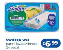 Acqua & Sapone SWIFFER Wet panni lavapavimenti offerta