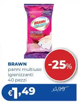 Acqua & Sapone BRAWN panni multiuso igienizzanti offerta