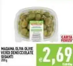 Iperfamily Madama oliva olive verdi denocciolate giganti offerta