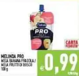 Iperfamily Melinda pro mela banana fragola/ mela frutti di bosco offerta