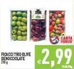 Iperfamily Ficacci trio olive denocciolate offerta