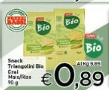 Crai Crai snack triangolini bio offerta