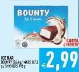 Iperfamily Ice bar bounty/mars/snickers offerta