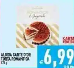 Iperfamily Algida carte d'or torta romantica offerta