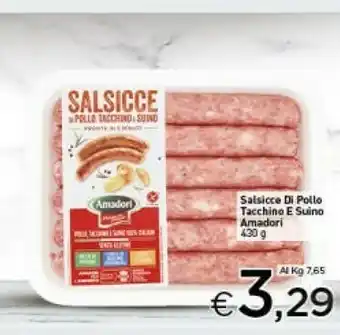Crai Salsicce con pollo e tacchino 430 g(ml) offerta