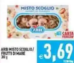 Iperfamily Arbi misto scoglio/ frutti di mare offerta