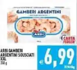 Iperfamily Arbi gamberi argentini sousciati xxl offerta