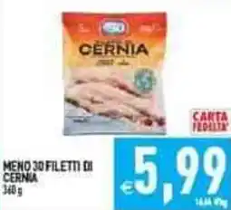 Iperfamily Meno 30 filetti di cerna offerta