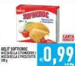 Iperfamily Gelit softicroc mozzarella e pomodoro offerta
