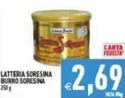 Iperfamily Latteria soresina burro soresina offerta