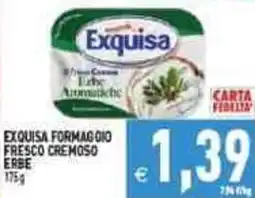 Iperfamily Exquisa formaggio fresco cremoso erbe offerta