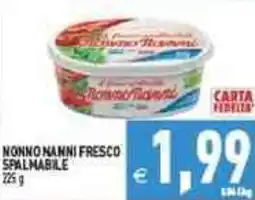 Iperfamily Nonno nanni fresco spalmabile offerta