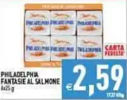 Iperfamily Philadelphia fantasie al salmone offerta