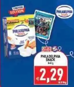 Iperfamily Philadelphia snack offerta