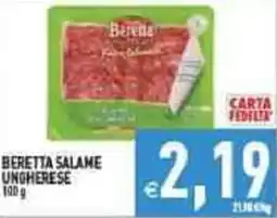 Iperfamily Beretta salame ungherese offerta