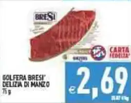 Iperfamily Golfera bresi delizia di manzo offerta