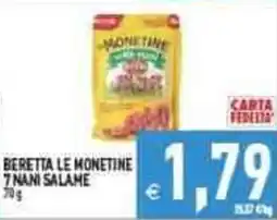 Iperfamily Beretta le monetine 7 nani salame offerta