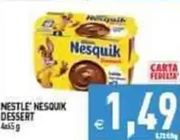 Iperfamily Nestle nesquik dessert offerta
