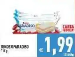 Iperfamily Kinder paradiso offerta