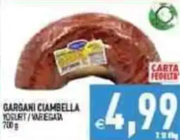 Iperfamily Gargani ciambella yogurt offerta