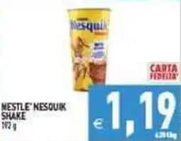 Iperfamily Nestle nesquik shake offerta