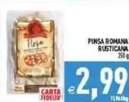 Iperfamily Pinsa romana rusticana offerta