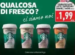 Iperfamily Starbucks caffe latte/cappuccino/ caramel/avena offerta