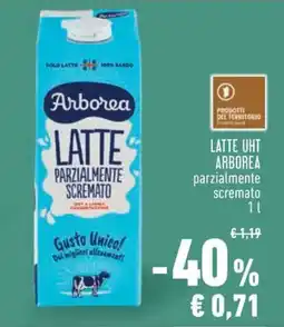 Conad Latte uht ARBOREA parzialmente scremato offerta