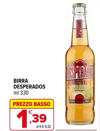 Iperal Birra DESPERADOS offerta
