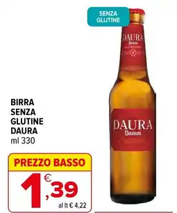 Iperal Birra senza glutine DAURA offerta