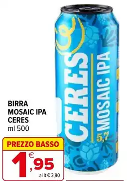 Iperal Birra mosaic ipa CERES offerta