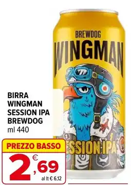 Iperal Birra wingman session ipa BREWDOG offerta