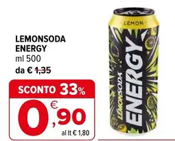 Iperal Lemonsoda energy offerta