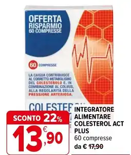 Iperal Integratore alimentare colesterol act plus offerta