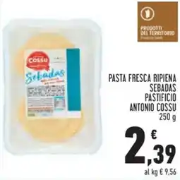 Conad Pasta fresca ripiena sebadas pastificio antonio cossu offerta