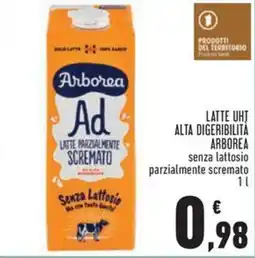Conad Latte uht alta digeribilità ARBOREA offerta