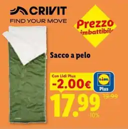 Lidl Sacco a pelo offerta