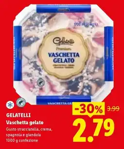 Lidl GELATELLI Vaschetta gelato offerta
