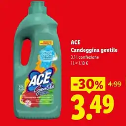 Lidl ACE Candeggina gentile offerta