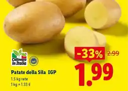 Lidl Patate della Sila IGP offerta