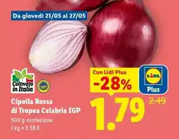 Lidl Cipolla Rossa di Tropea Calabria IGP offerta