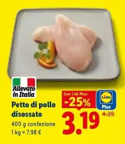 Lidl Petto di pollo disossato offerta