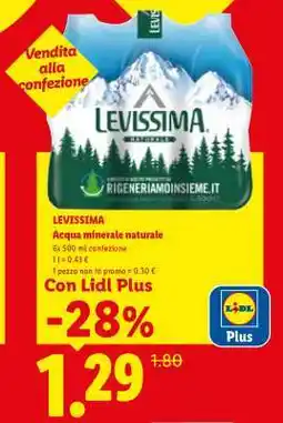 Lidl LEVISSIMA offerta