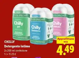 Lidl Chilly Detergente intimo offerta