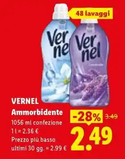 Lidl VERNEL Ammorbidente offerta