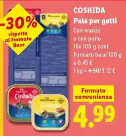 Lidl Coshida Patè per gatti offerta