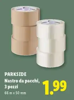 Lidl PARKSIDE Nastro da pacchi, 3 pezzi offerta